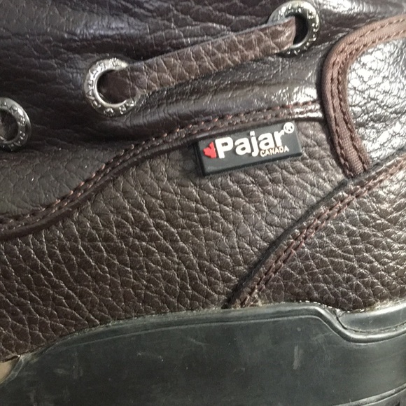 Pajar Men's Waterproof Leather Boots, Brown - Picture 4 of 7